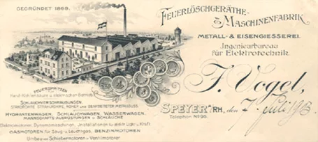 Feuer-Vogel Briefkopf